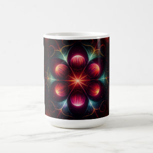Caneca De Café Esporos Esféricos Em Uma Cena de Fantasia Selvagem