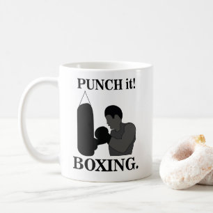 Caneca De Café Esporte de Boxe Soco Boxe