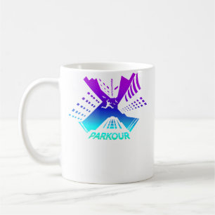 Caneca De Café Esporte de Parkour Masculino Para Tendência de Esp