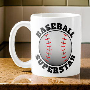 Caneca De Café Esporte Superstar de Beisebol