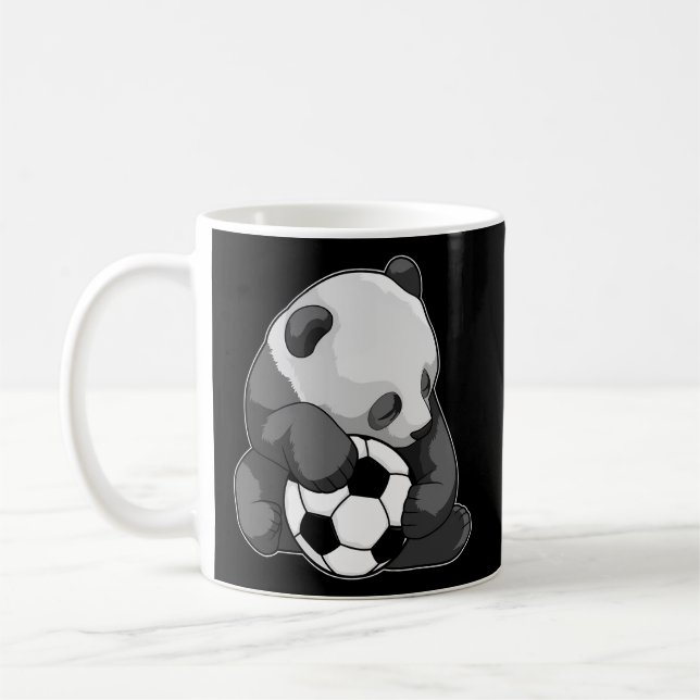 Caneca De Café Esportes De Futebol Do Panda (Esquerda)