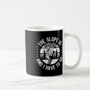 Caneca De Café Esportes De Inverno Snowboard Slope É C