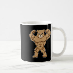 Caneca De Café Esportes de musculação do urso bodybuilder