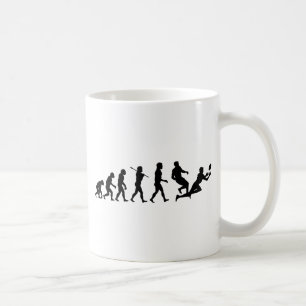 Caneca De Café Esportes do divertimento da evolução do rugby