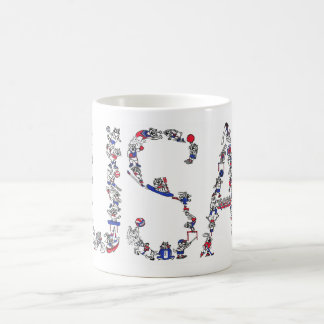 Caneca De Café Esportes EUA