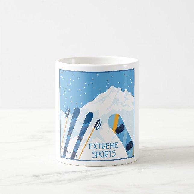 Caneca De Café Esportes Extremos de inverno (Criador carregado)