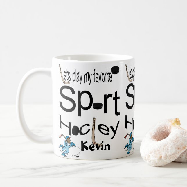 Caneca De Café Esportes Hockey Mugs (Com Donut)
