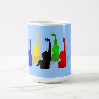 Caneca De Café Esportes nadadores sincronizados dos EUA