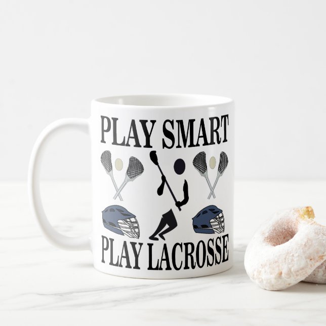 Caneca De Café Esportes para jogadores de lacrosse (Com Donut)