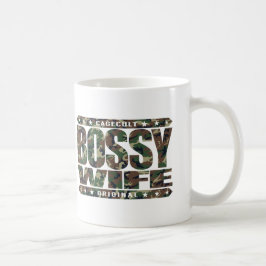 Caneca De Café ESPOSA BOSSY - eu visto as calças apertadas da