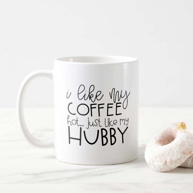 Caneca De Café Esposa engraçada (Com Donut)