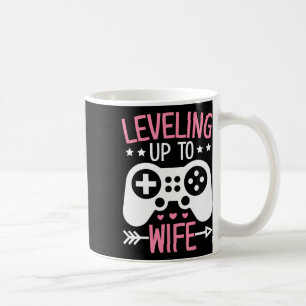 Caneca De Café Esposa Gamer Mãe Subindo de Nível Para Esposa Joga