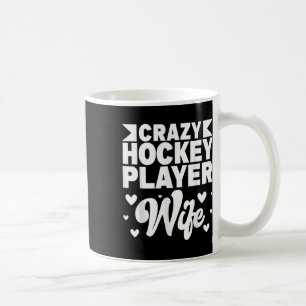 Caneca De Café Esposa Louca do Jogador de Hóquei Campo Olímpico d