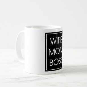 Caneca De Café Esposa Mãe Chefe