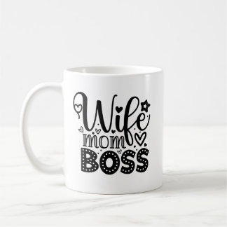 Caneca De Café Esposa Mãe Chefe