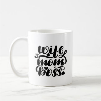 Caneca De Café Esposa Mãe Chefe