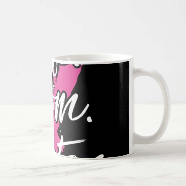Caneca De Café Esposa Mãe Combatendo Cancer De Mama Paciente Rosa (Direita)