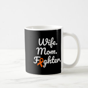 Caneca De Café Esposa Mãe Lutadora Fita de Conscientização da Esc