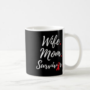Caneca De Café Esposa Mãe Sobrevivente Conscientização Câncer de