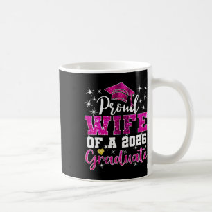 Caneca De Café Esposa Super Orgulhosa do Graduado de 2026 Graduçã