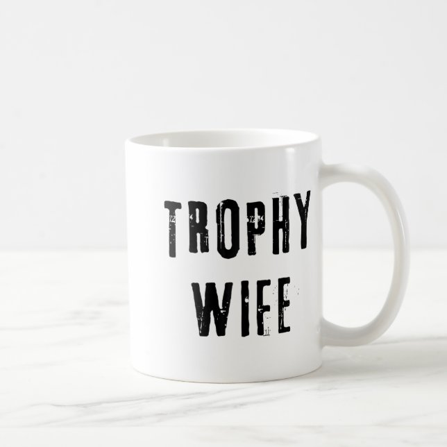 Caneca De Café Esposa Troféu Mãe Legal Pai Piada Divertida Noiva  (Direita)