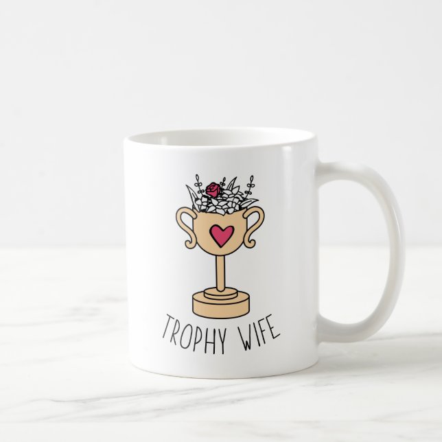 Caneca De Café Esposa Trophy (Direita)