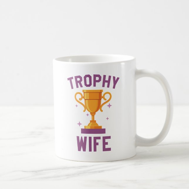 Caneca De Café Esposa Trophy (Direita)