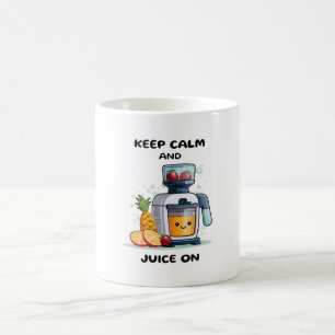 Caneca De Café Espremedor de Frutas Mantenha a Calma e a Saúde do