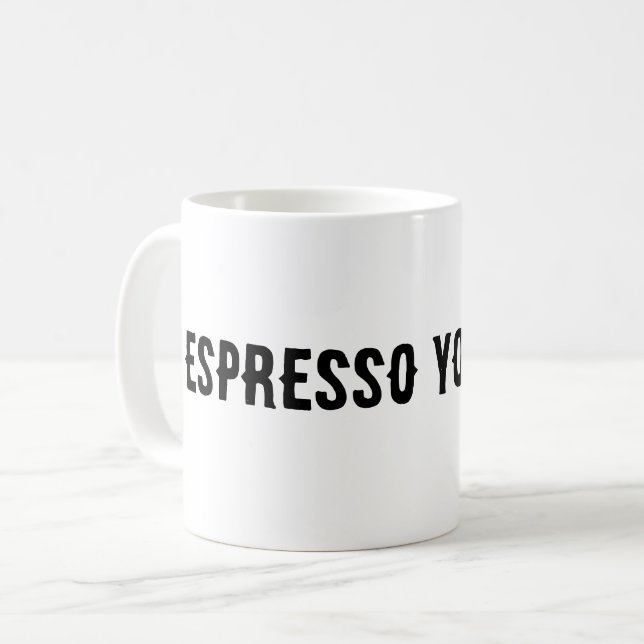 Caneca De Café Espresse-se (Frente Esquerda)