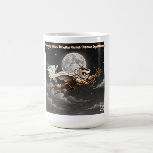 Caneca De Café Espresso Enforcer vs. Pillow Monster (Centro)