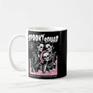 Caneca De Café Esquadrão Assustador de Homens Esqueleto Correspon