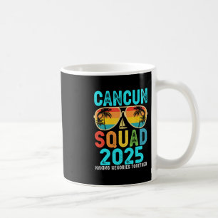 Caneca De Café Esquadrão Cancun 2025 Férias Amigos Família Combin