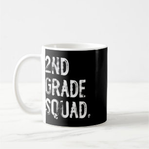 Caneca De Café Esquadrão da 2ª Série Volta às Aulas Aluno Profess