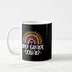Caneca De Café Esquadrão da 3ª Série Arco-íris Volta às Aulas Pro