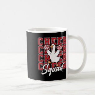 Caneca De Café Esquadrão de Animadoras Engraçado Ganso Vermelho L