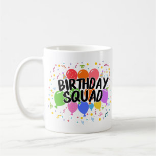 Caneca De Café Esquadrão de Aniversário