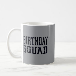 Caneca De Café Esquadrão de Aniversário