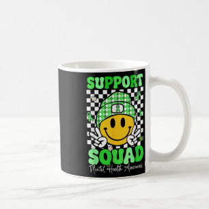 Caneca De Café Esquadrão de Apoio à Motivação Conscientização da 