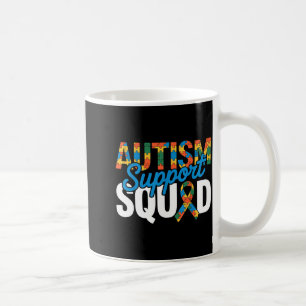 Caneca De Café Esquadrão de apoio ao autismo para conscientização