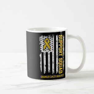 Caneca De Café Esquadrão de Apoio ao Câncer Infantil Conscientiza