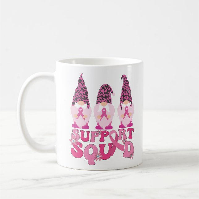 Caneca De Café Esquadrão de Apoio dos Gnomos Conscientização sobr (Esquerda)