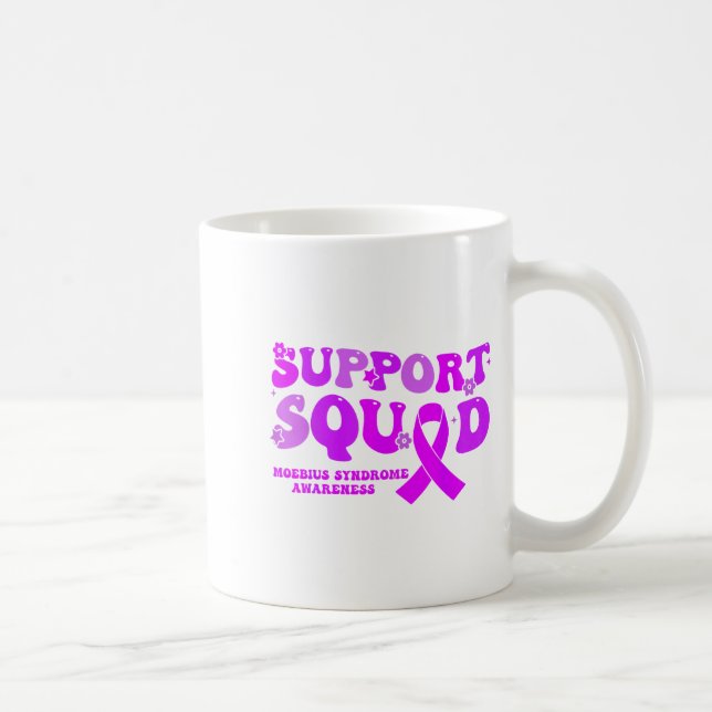 Caneca De Café Esquadrão de Apoio Faixa Roxa Design Moebius (Direita)
