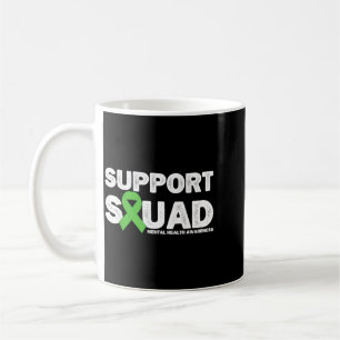 Caneca De Café Esquadrão de Apoio Mês Verde de Conscientização so