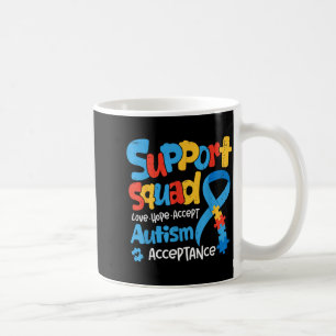 Caneca De Café Esquadrão de Apoio para Conscientização do Autismo
