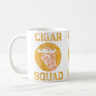 Caneca De Café Esquadrão de charuto Wo Amante Fuma Charutos Fuman