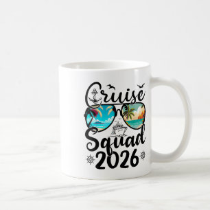 Caneca De Café Esquadrão de Cruzeiro Férias de Verão 2026 Família
