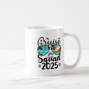 Caneca De Café Esquadrão de Cruzeiro Férias de Verão de 2025 Famí