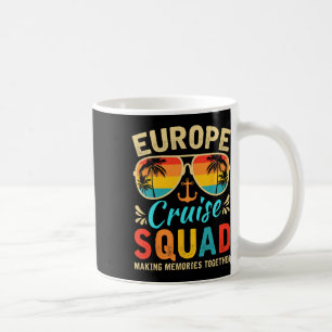 Caneca De Café Esquadrão de Cruzeiro pela Europa 2025 Família Com