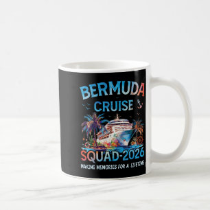 Caneca De Café Esquadrão de Cruzeiros das Bermudas 2026 Férias Fa