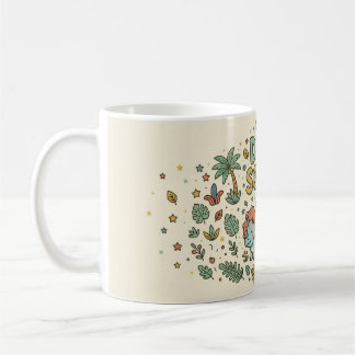 Caneca De Café Esquadrão de Dinossauros Crianças de Dinossauros F